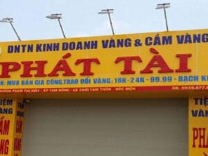 Biển Hiệu Hệ Thống Cầm Đồ