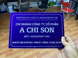 Biển Công Ty Mica